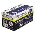 Webster Industries 32 x 50 in. Heavy-Duty Contractor Clean-up Bags - 55-60 gal, Black, 20PK WBI0186470